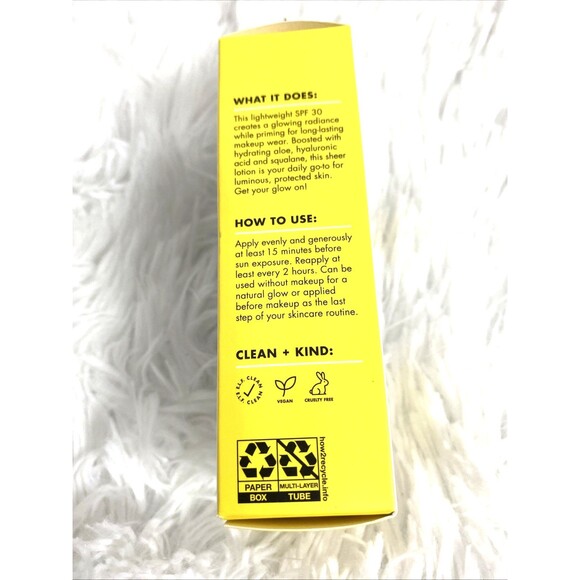 e.l.f. Skin Whoa Glow Sheer Champagne Sunscreen SPF 35 1.7oz Exp.04/26 Primer - Picture 5 of 7